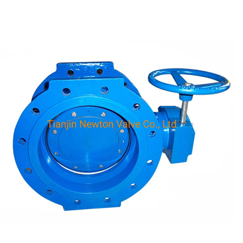 Wcb Soft Seal Double Flanged Type Butterfly Valve
