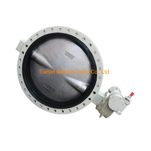 Double Half Shaft Pinless Flange Butterfly Valve