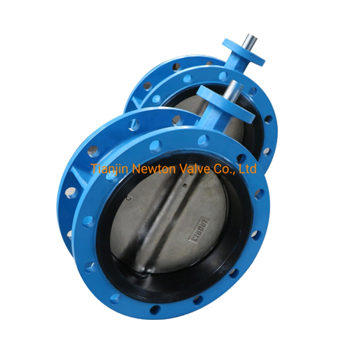 Diameter Di Body Disc Resilient Seated Double Flanged Butterfly Valve