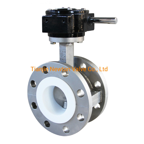 Flange Electric Manual Worm Gear Soft Seal Butterfly Valve