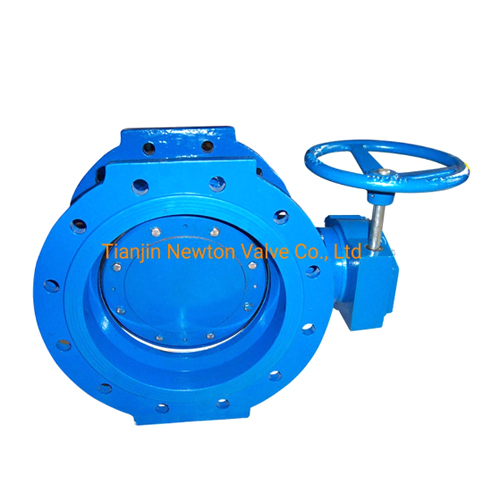 Eccentric Worm Gear Drive High Temperature Flanged Butterfly Valve