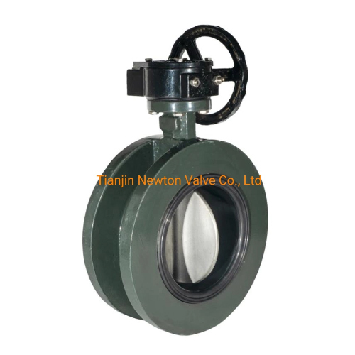 Flanged Water Pump Power Station Double Flange Butterfly Valve