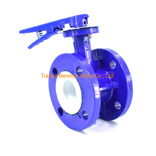 Waste Water Treatment Large Double Flanged Butterfly Valve
