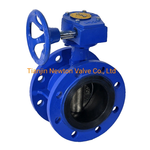 EPDM Rubber Seat Soft Seat Double Flange Concentric Butterfly Valve