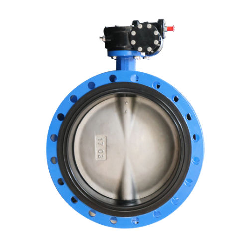 U-Type Double Flanged Butterfly Valves with Vulcanized Rubber Sleeve Seat