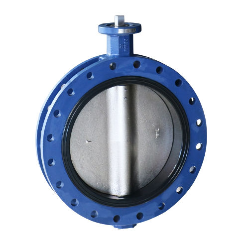 Worm Gear Double Flanged U Section Butterfly Valve