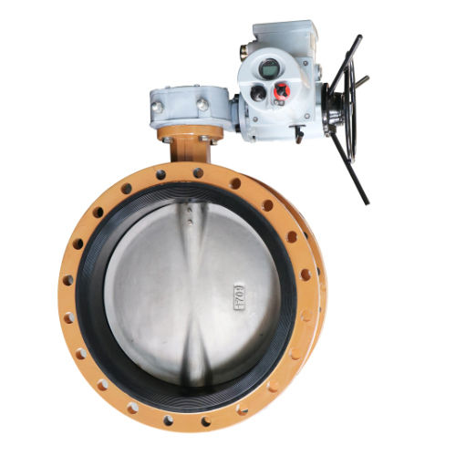 DIN3354 Double Flanged U-Type Butterfly Valve
