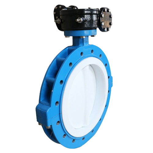 API609 U Section Flanged Connection Rubber Butterfly Valve