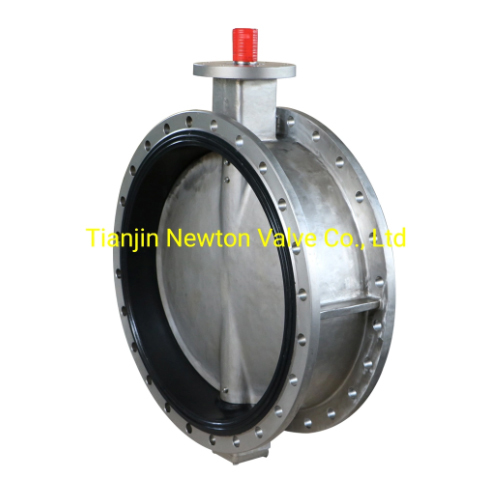 Disc Ductile Iron D341X Worm Actuated Double Flange Butterfly Valve