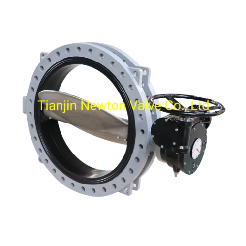 SS316 Double Flange Butterfly Valve