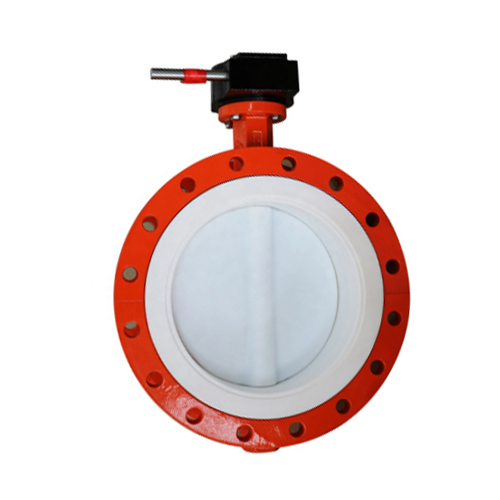 Double Flanged U Type Butterfly Valve With Vulcanized Seat