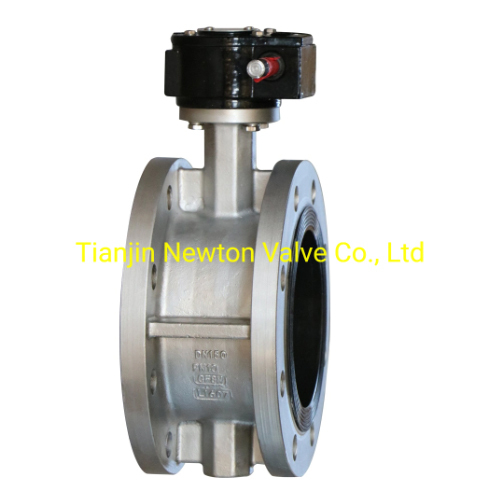 BS5163 Stainless Steel Metal-Seat Flanged Butterfly Valve