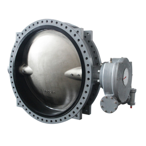 DIN Standard Double Flanged U Section Butterfly Valve