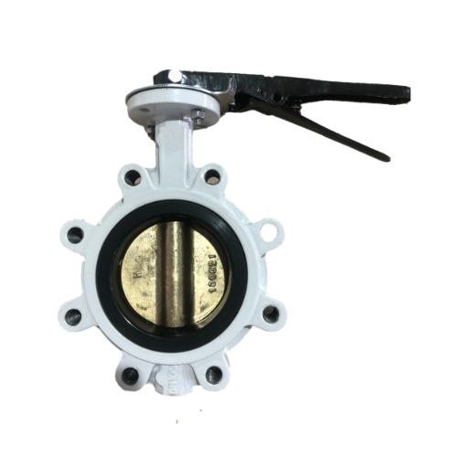 Lever Worm Gear Operation Middle Lined Lug Butterfly Valve
