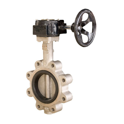 Concentric Lined Di Body SS316 Disc PTFE Seat SS410 Shaft Lug Butterfly Valve