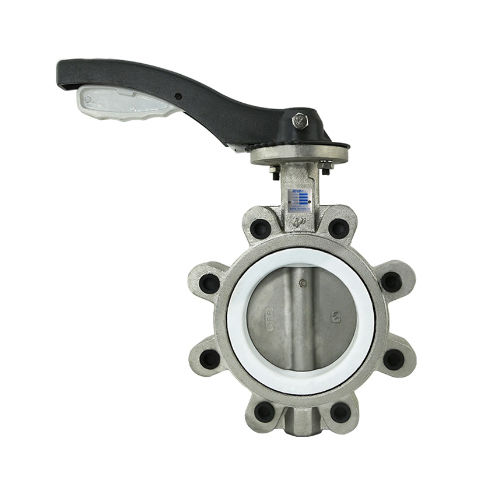 Pn16 Ductile Iron PTFE Butterfly Valve Gear Operation Butterfly Valve