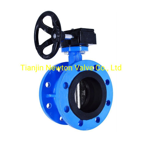 Stainless Steel Manual Operated Double Flanged Butterfly Valve