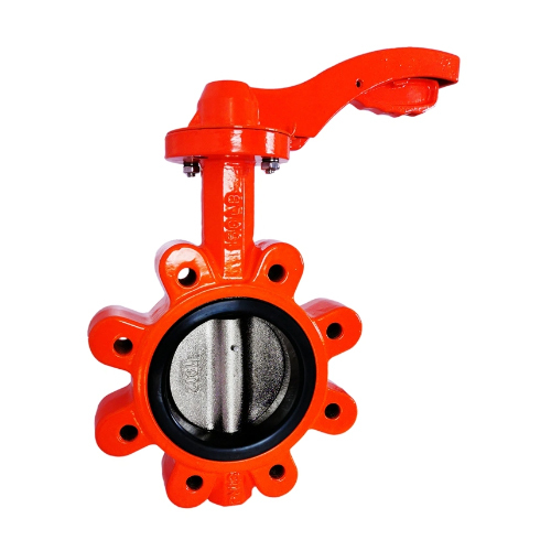 Lever Handle Ductile Iron Lug Type Ggg50 EPDM Seat Pn6 Type Butterfly Valve