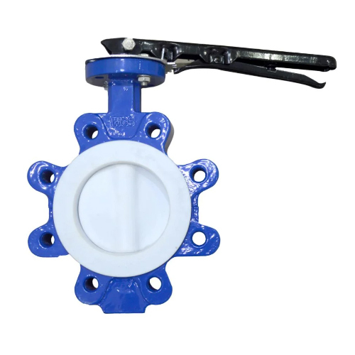 Water Oil Lever Handle Lug Type Flange Butterfly Valve
