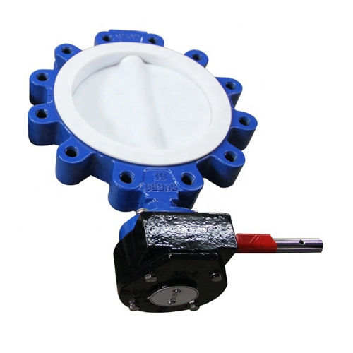 Full Lugged Type Butterfly Valve with Silicone Rubber Seat Fbe Coated Body