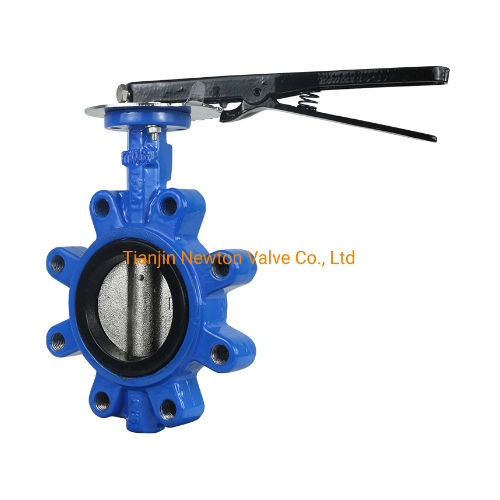 Loose Liner Replaceable Rubber Seat Cast Iron Industrial Lugged Type Butterfly Valve