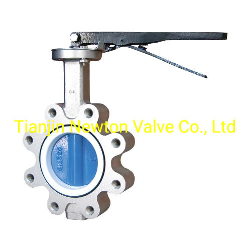 Saf2507 Duplex Stainless Steel Sslugged Butterfly Valve Without Pin PTFE Seat
