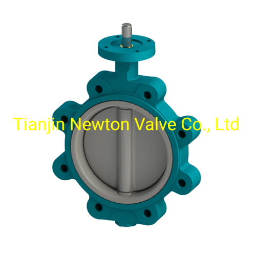 Pn21 Flange Connection Lug Type Butterfly Valve Centerline