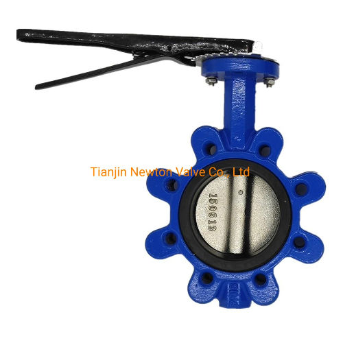 Mss Sp Flange Connection Lug Type Butterfly Valve Cartridge Rubber Seat