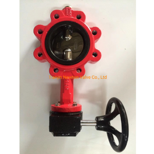 Aluminium Handle 2 Inch -10 Inch Lug Type Wafer Butterfly Valve Ductile Iron