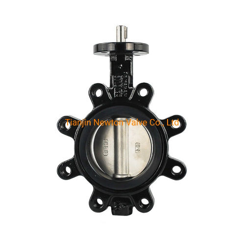 Bare Stem Manul Operator Stainless Steel Centerline Lug Type Butterfly Valve