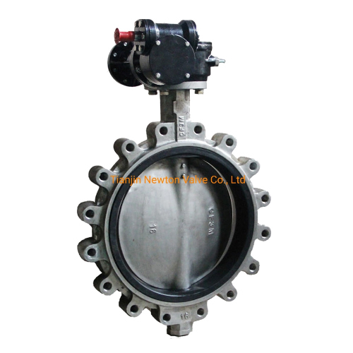 F55 Duplex Stainless Steel Soft Seal Concentric Lug Support Butterfly Valve