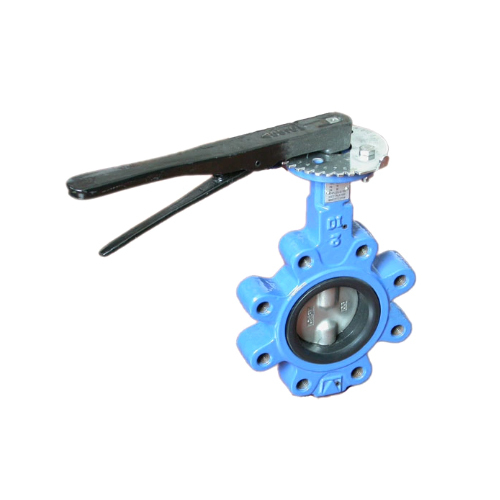 Lug Type Butterfly Valve With Double Half Stem Shaft