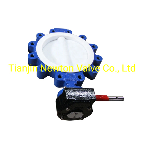 Fully EPDM Rubber Lined Threaded End Lug Drilled Hole Connection Butterfly Valves