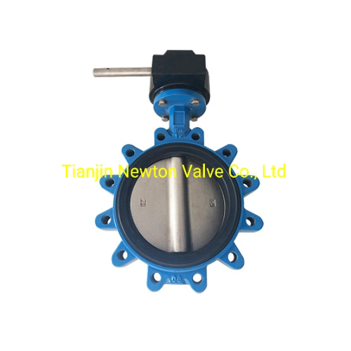 Ductile Iron Di Cast Iron Ci Lug Butterfly Valve with Worm Gear