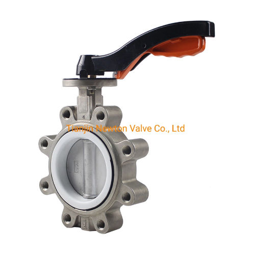 SS316 Disc Lug Hand Lever Gear Box Butterfly Valve