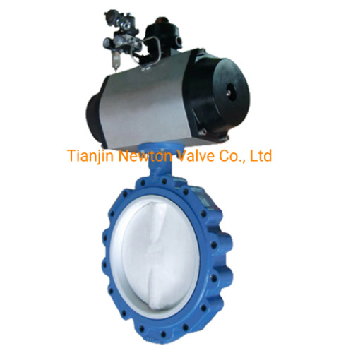 Center Line Tapped and Drilled End Lug Type Butterfly Valve