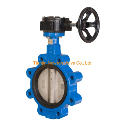 EPDM NBR Buna-N Lining Rubber Seated Full Lugged Butterfly Valves with Hardback Seated