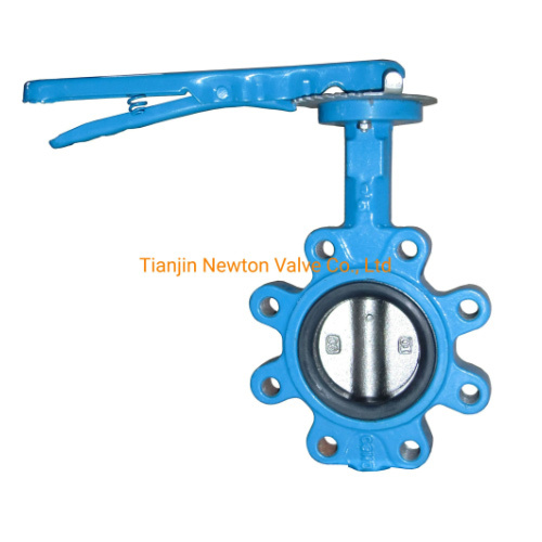 Concentric Lug Flange Connection Butterfly Valve With Lever
