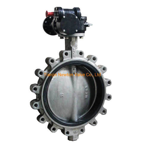 C95800 Bronze Brass Hastelloy Alloy20 Lugged Central Line Handle Lever Butterfly Valve