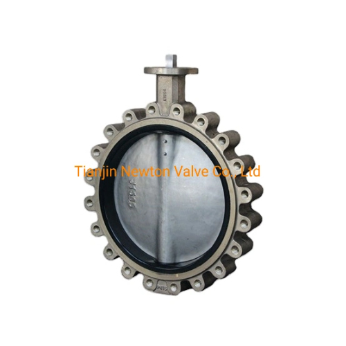 SS316L Full Lugged Type Rubber Lining Butterfly Valves