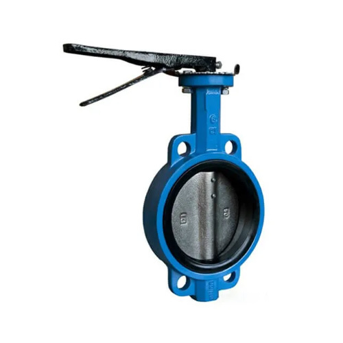 Ss410 Shaft Hand Lever Wafer Universal Flange Centerline Butterfly Valve for Drainage