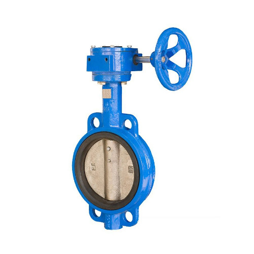 Concentric Line Ductile Iron Body EPDM Seat Gear Box Wafer Type Butterfly Valve