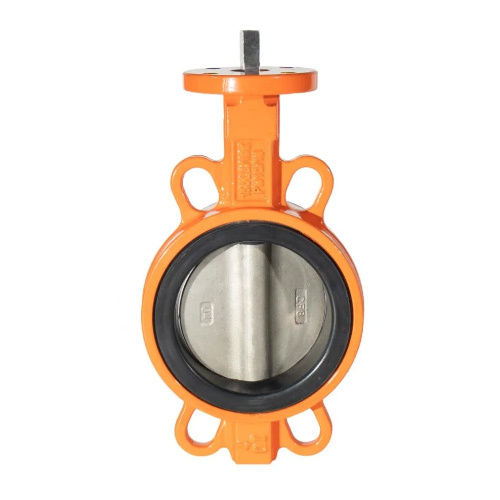 Bare Stem Shaft Stainless Steel Wafer Butterfly Valve