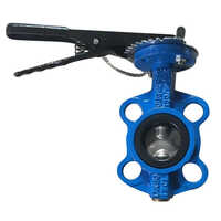 Iso5752 Concentric Lined Wafer Butterfly Valve Half Shaft Without Pin