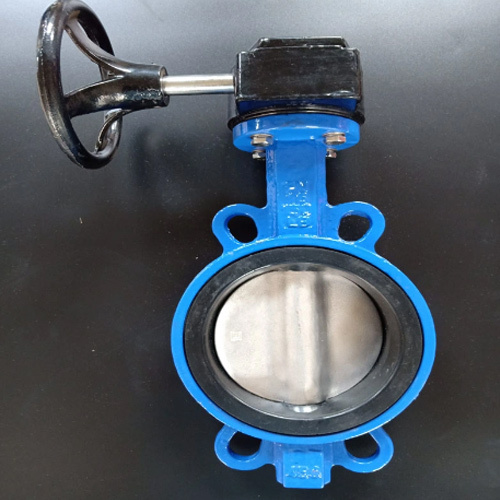 Ductile Iron Cast Iron Manual Wafer Butterfly Valve