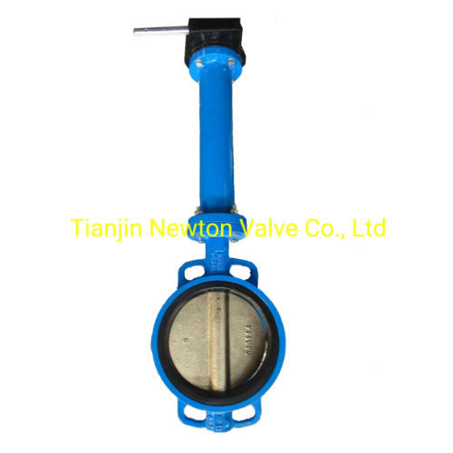 Duplex Stainless Steel Al Bronze Butterfly Valve with Long Extension Stem