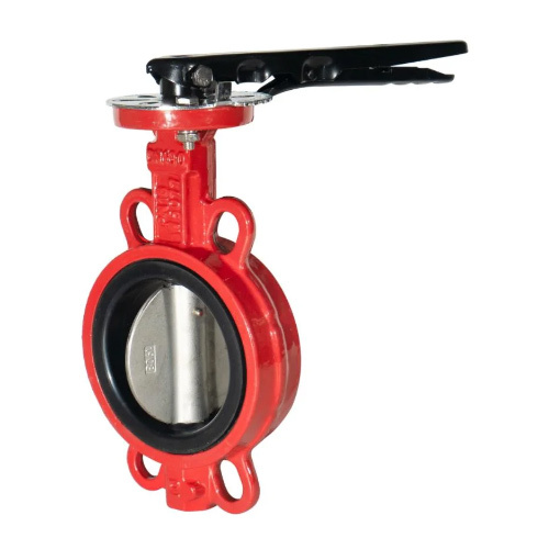 EPDM PTFE Wafer Flanged Butterfly Valve