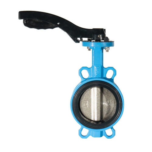 Concentric Type Ductile Cast Iron Industrial Control Flanged Wafer Type Butterfly Valves