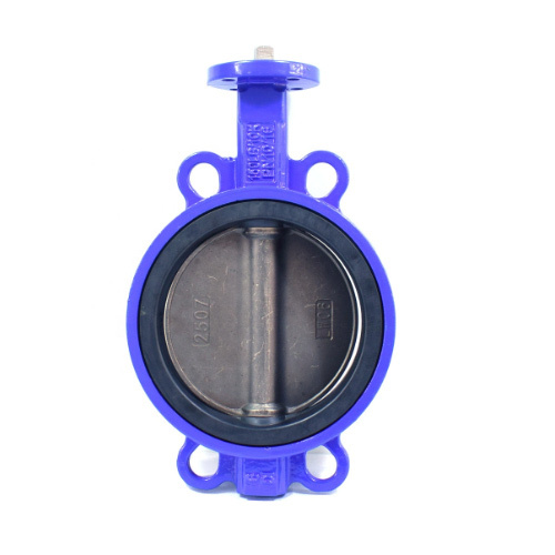 Rubber EPDM NBR Buna-N Lining Concentric Butterfly Valve