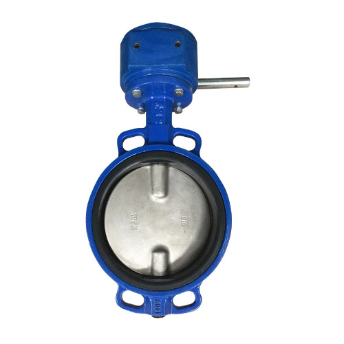 Two PCS Stem Wafer Type Multi Standard Concentric Flow Control Butterfly Valves